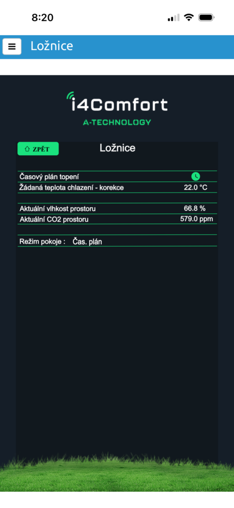 Stropní chlazení - Sobotovice